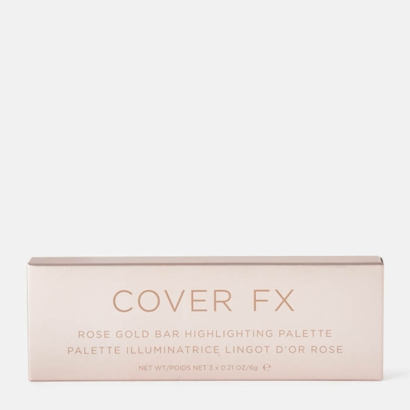 COVER FX ROSE GOLD BAR HIGHLIGHTING PALETTE - Picture 3 of 4